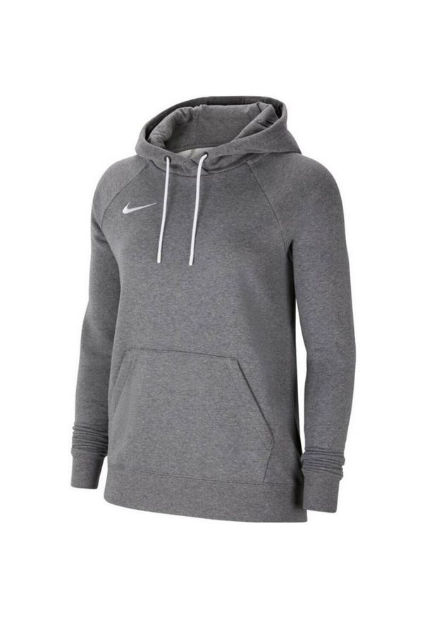 Nike - Damska Bluza Z Kapturem Park 20 Raglan. Typ kołnierza: kaptur. Kolor: szary. Długość rękawa: raglanowy rękaw