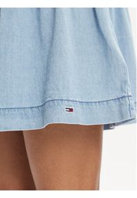 Tommy Jeans Spódnica mini Chambray DW0DW17879 Niebieski Regular Fit. Kolor: niebieski. Materiał: bawełna #5