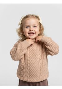 Sinsay - Strukturalny sweter - różowy. Kolor: różowy #1