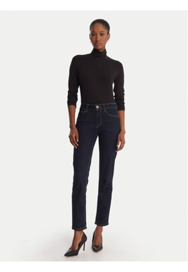 Liu Jo Jeansy UF5054 D0264 Granatowy Slim Fit. Kolor: niebieski. Materiał: bawełna