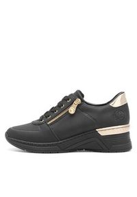 Rieker Sneakersy N4305-00 Czarny. Kolor: czarny #5