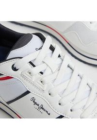 Pepe Jeans Sneakersy PMS30996 Biały. Kolor: biały. Materiał: materiał
