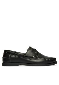 Hugo - HUGO Mokasyny Darcy 50563321 Czarny. Kolor: czarny. Materiał: skóra #1
