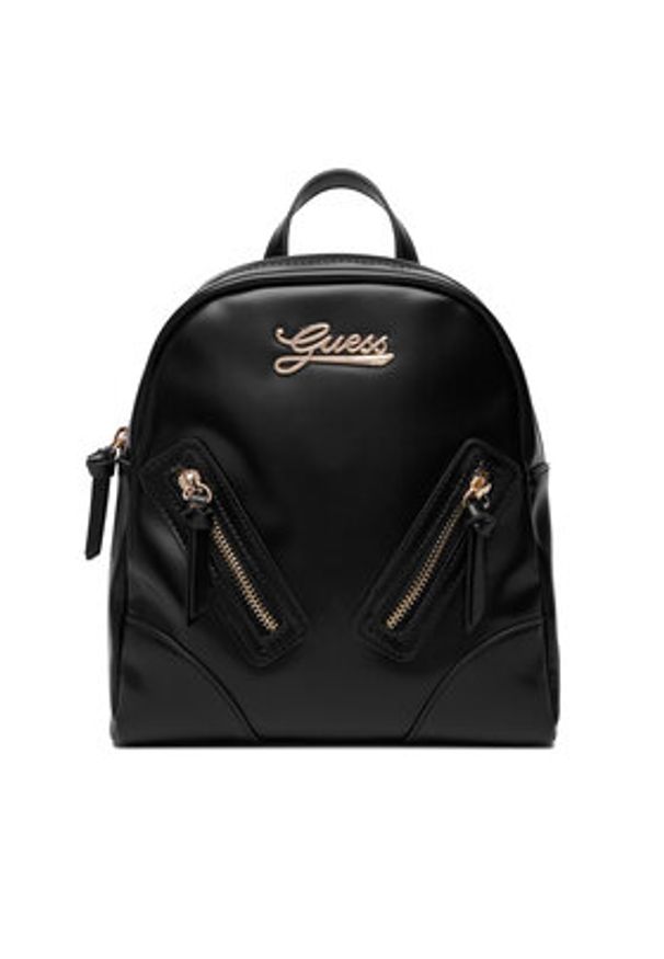 Guess Plecak J6RZ04 WH8M0 Czarny. Kolor: czarny. Materiał: skóra