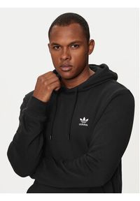 Adidas - adidas Bluza Trefoil Essentials IM4522 Czarny Regular Fit. Kolor: czarny. Materiał: bawełna, syntetyk #5