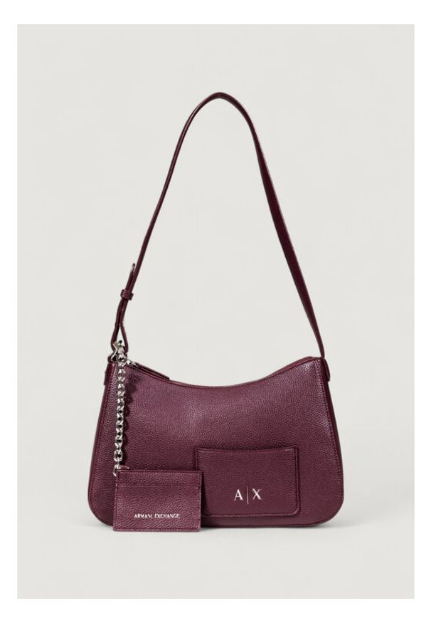 Armani Exchange Torebka XW001213 AF15625 UA343 Bordowy. Kolor: czerwony. Materiał: skórzane