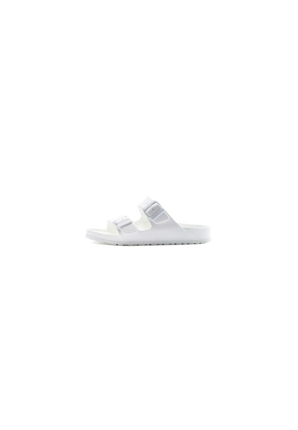 Klapki damskie Birkenstock Arizona Eva. Kolor: biały. Materiał: materiał