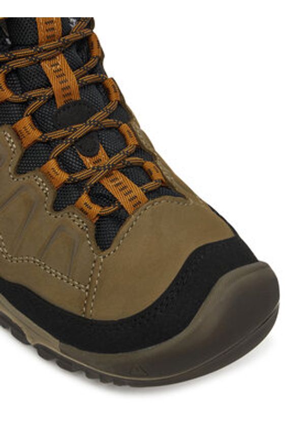 keen - Keen Trekkingi Targhee IV Mid Wp 1030688 Zielony. Kolor: zielony. Materiał: nubuk, skóra. Sport: turystyka piesza
