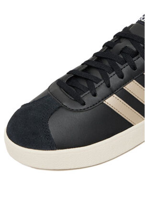 Adidas - adidas Sneakersy VL COURT BASE JQ3047 WB Czarny. Kolor: czarny. Materiał: skóra