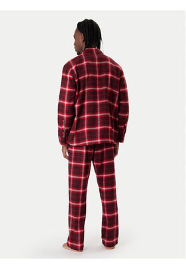 Hugo - HUGO Piżama Louk 50550084 Czerwony Regular Fit. Kolor: czerwony. Materiał: bawełna