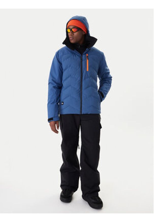 Quiksilver Kurtka narciarska The Edge EQYTJ03504 Niebieski Slim Fit. Kolor: niebieski. Materiał: syntetyk. Sport: narciarstwo