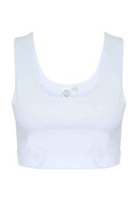 SKINNI FIT - Modny Top Damski / Damski. Kolor: biały