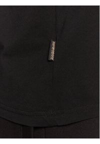 Napapijri T-Shirt S-Bollo NP0A4H9K Czarny Regular Fit. Kolor: czarny. Materiał: bawełna