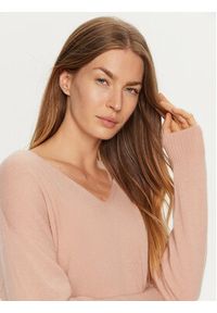 ViCOLO Sweter 22046S Różowy Regular Fit. Kolor: różowy. Materiał: wełna, kaszmir #3
