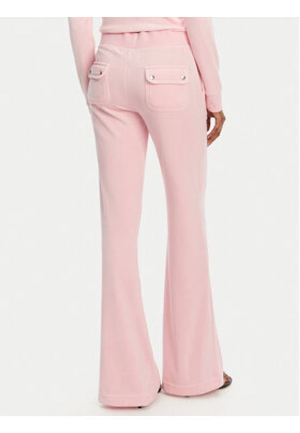 Juicy Couture Spodnie dresowe Layla JCSEBJ001 Różowy Flared Leg. Kolor: różowy. Materiał: syntetyk