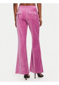 Juicy Couture Spodnie dresowe Caisa JCSEBJ008G Różowy Slim Fit. Kolor: różowy. Materiał: bawełna #2