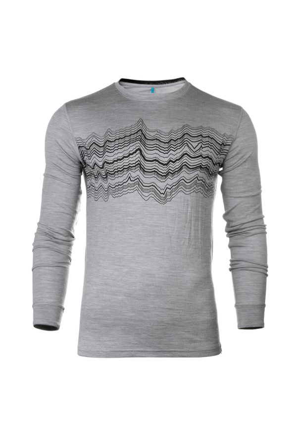 Koszulka termoaktywna męska Odlo Merino Shirt 110612. Materiał: materiał, włókno, wełna, dzianina, skóra, tkanina