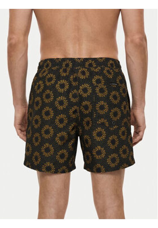 Quiksilver Szorty kąpielowe Everyday Printed Volley 15 EQYJV04219 Czarny Regular Fit. Kolor: czarny. Materiał: syntetyk