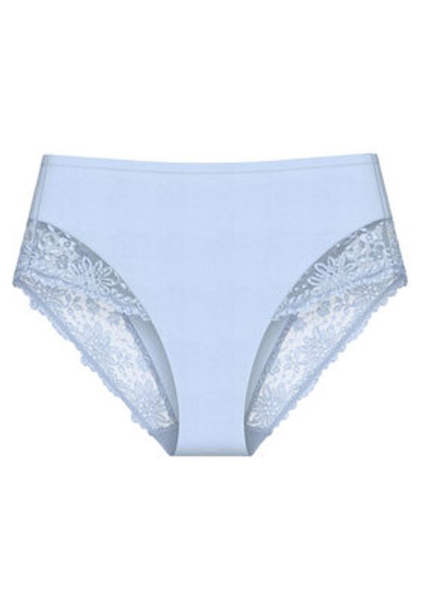 Triumph Figi klasyczne z wysokim stanem Ladyform Soft Maxi 10210671 Błękitny. Stan: podwyższony. Kolor: niebieski. Materiał: syntetyk