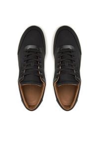 Calvin Klein Sneakersy Low Top Lace Up Oxford Rubb Lth HM0HM01708 Czarny. Kolor: czarny. Materiał: skóra, nubuk #5