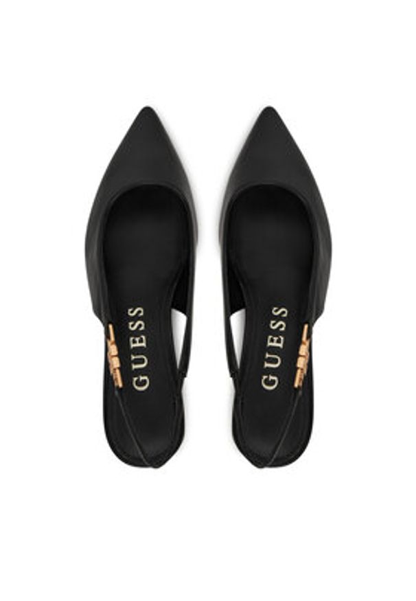 Guess Czółenka FLPZA3 LEA05 Czarny. Kolor: czarny. Materiał: skóra