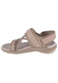 Sandały Merrell Terran 4 Backstrap Sandal W J006742 beżowy. Zapięcie: rzepy. Kolor: beżowy. Materiał: materiał, tkanina, skóra, guma #2