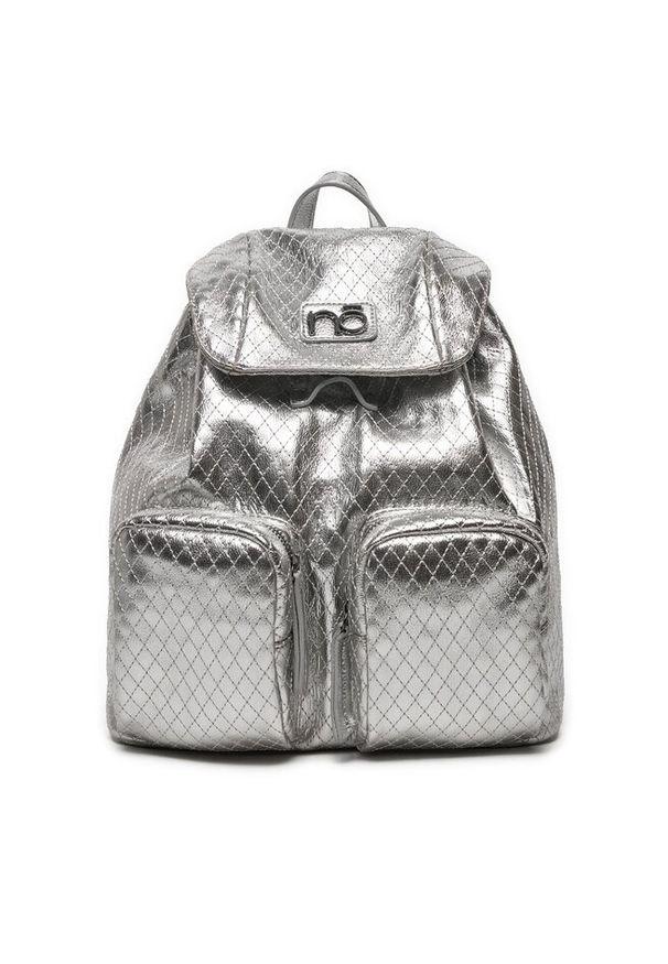 Plecak Nobo. Kolor: srebrny