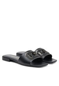 Guess Klapki FLJTAR LEA19 Czarny. Kolor: czarny. Materiał: skóra