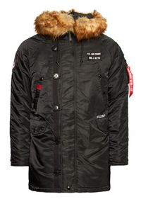 Alpha Industries Kurtka zimowa N3B Airborne 188141 Czarny Regular Fit. Kolor: czarny. Materiał: syntetyk. Sezon: zima #6