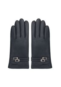 Wittchen - Damskie rękawiczki skórzane z klamerkami czarne. Kolor: czarny. Materiał: skóra. Styl: elegancki #3