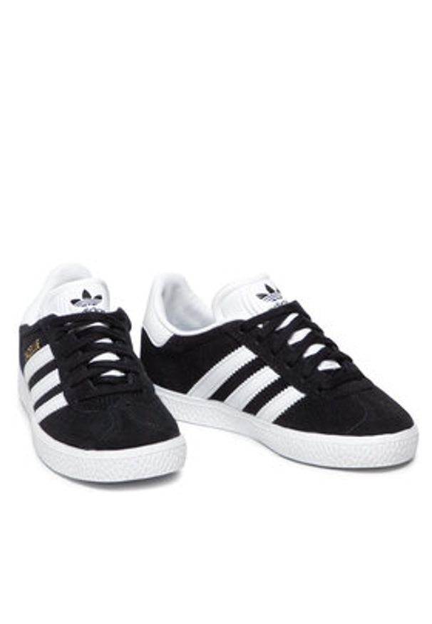 Adidas - adidas Sneakersy Gazelle C BB2507 Czarny. Kolor: czarny. Materiał: zamsz, skóra. Model: Adidas Gazelle