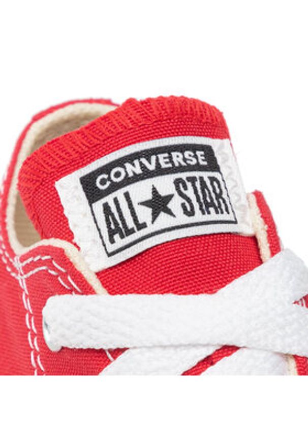 Converse Trampki Inf Chuck Taylor All Star Ox 7J236C Czerwony. Kolor: czerwony. Materiał: materiał