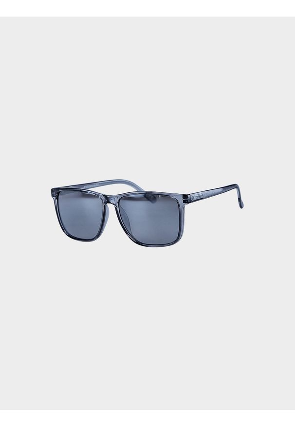 4f - Okulary przeciwsłoneczne z powłoką lustrzaną - głęboka czerń. Kolor: czarny