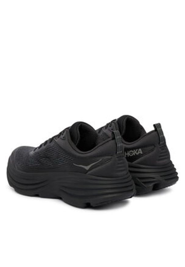 HOKA - Hoka Sneakersy Bondi 8 Caged 1155391 Czarny. Kolor: czarny. Materiał: materiał
