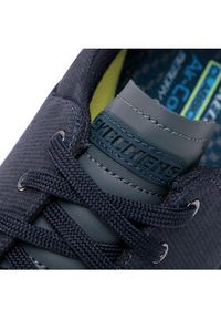 skechers - Skechers Sneakersy Burbank 204083/NVY Granatowy. Kolor: niebieski. Materiał: materiał #5