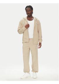 Guess Bluza U5RQ02 KCO31 Beżowy Regular Fit. Kolor: beżowy. Materiał: bawełna #3