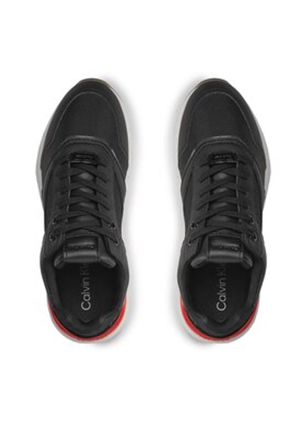 Calvin Klein Sneakersy Flexi Runner - Nano Mono HW0HW01858 Czarny. Kolor: czarny. Materiał: materiał