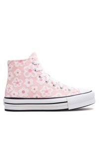 Converse Trampki Chuck Taylor All Star Lift Platform Flower Embroidery A06324C Różowy. Kolor: różowy