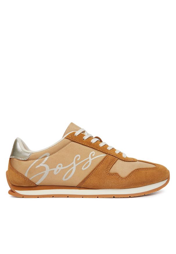 Sneakersy BOSS. Kolor: brązowy