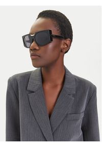 Max Mara Okulary przeciwsłoneczne MM0123 01A Czarny. Kolor: czarny #4