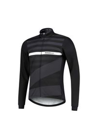 ROGELLI - Zimowa kurtka softshell Stripe. Kolor: biały, czarny, wielokolorowy. Materiał: softshell. Sezon: zima