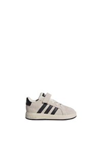 Adidas - Buty Grand Court 2.0 Kids. Kolor: czarny, biały, wielokolorowy. Sport: turystyka piesza