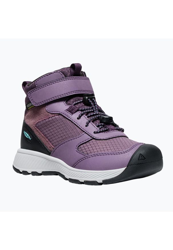 keen - Buty turystyczne dziecięce KEEN Skua Mid WP. Kolor: czarny