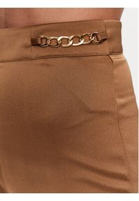 Marciano Guess Spodnie materiałowe 3YGB03 9861Z Beżowy Regular Fit. Kolor: beżowy. Materiał: syntetyk
