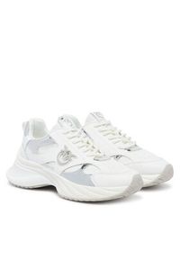 Pinko - PINKO Sneakersy Ariel 15 SS0067E022 Biały. Kolor: biały. Materiał: materiał