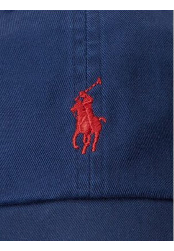 Polo Ralph Lauren Czapka z daszkiem 211912843021 Granatowy. Kolor: niebieski. Materiał: materiał, bawełna