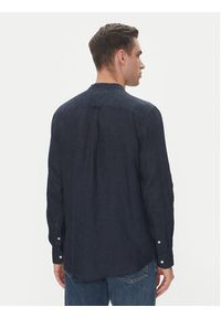 TOMMY HILFIGER - Tommy Hilfiger Koszula MW0MW39271 Granatowy Regular Fit. Kolor: niebieski. Materiał: len