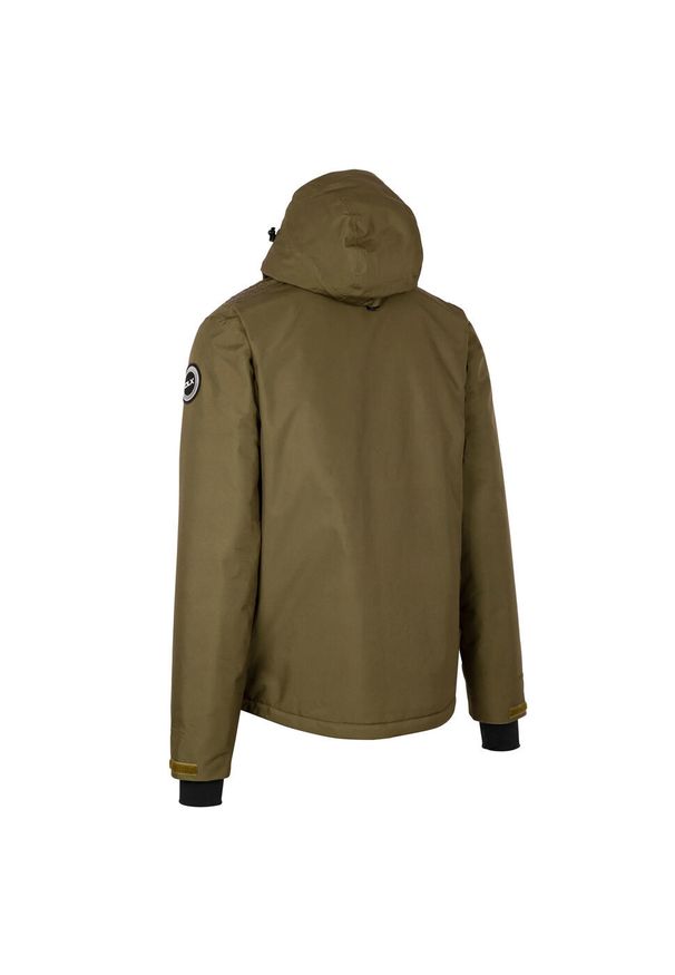 TRESPASS - Męska Kurtka Narciarska Graham DLX. Kolor: zielony. Sezon: zima. Sport: narciarstwo