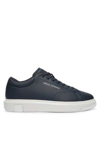 Armani Exchange Sneakersy XUX123 XV534 00285 Granatowy. Kolor: niebieski. Materiał: skóra #1