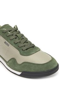BOSS Sneakersy Titanium 50536524 Zielony. Kolor: zielony. Materiał: zamsz, skóra #4